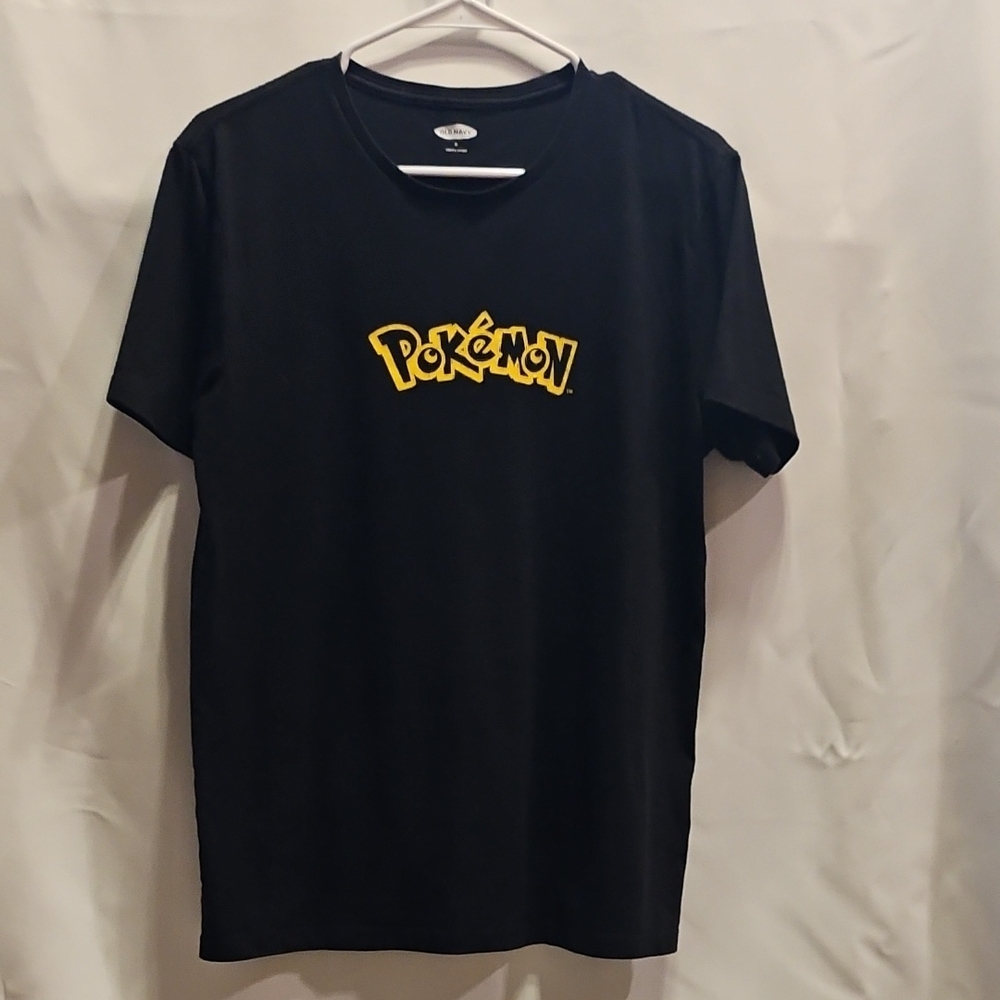 Old Navy Black Tee with Yellow Graphic